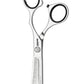 Jaguar White Line Smart 39 thinning shears professional stainless steel offset thinning scissors with black finger rings
