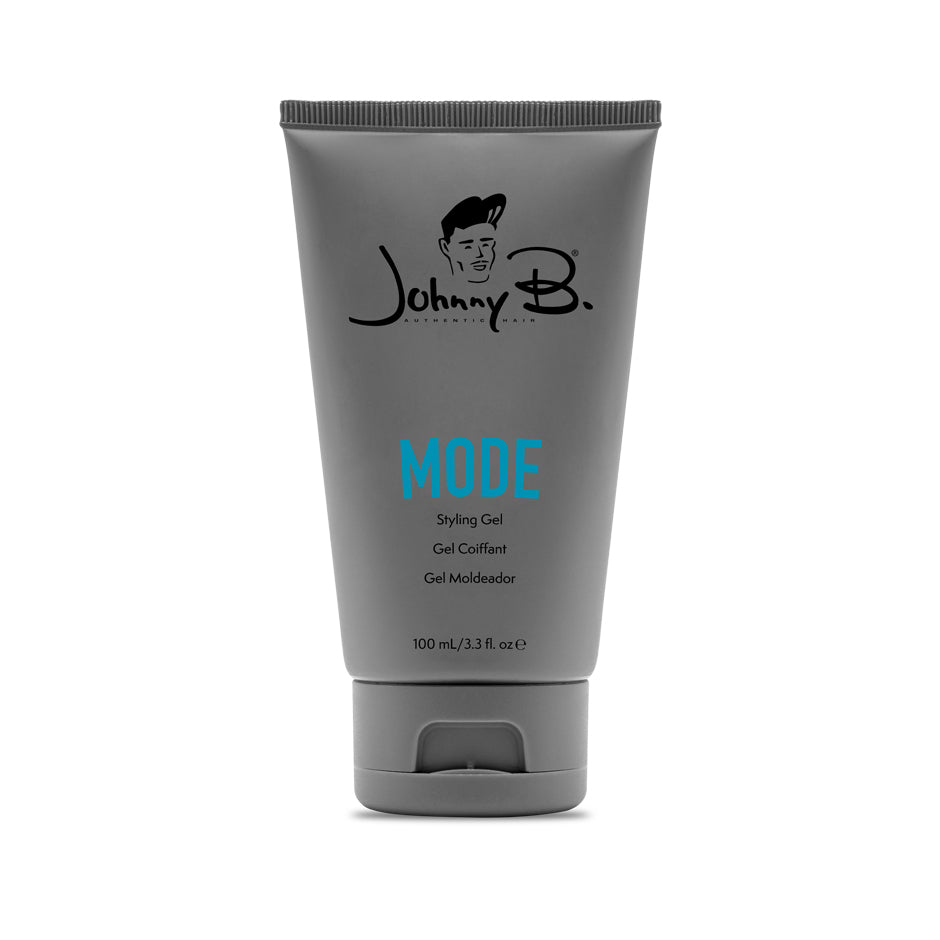 Johnny B Mode Holiday Trio Styling Gel in 3.3 oz tube for sleek and stylish hair looks