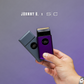 Johnny B The One shaver held in hand, showcasing a sleek design for precise grooming