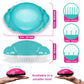 Knot Genie detangling brush set featuring a large and small brush for effortless hair detangling.