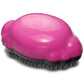Knot Genie Teeny Genie detangling brush in pink with flexible bristles for easy hair detangling