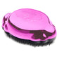 Knot Genie Teeny Genie detangling brush in vibrant pink with flexible bristles for easy hair combing