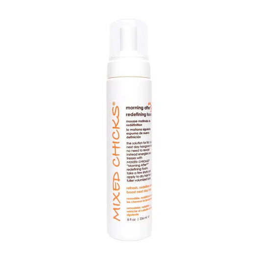 Mixed Chicks Morning After Foam for redefining texture and moisturizing waves in curly hair