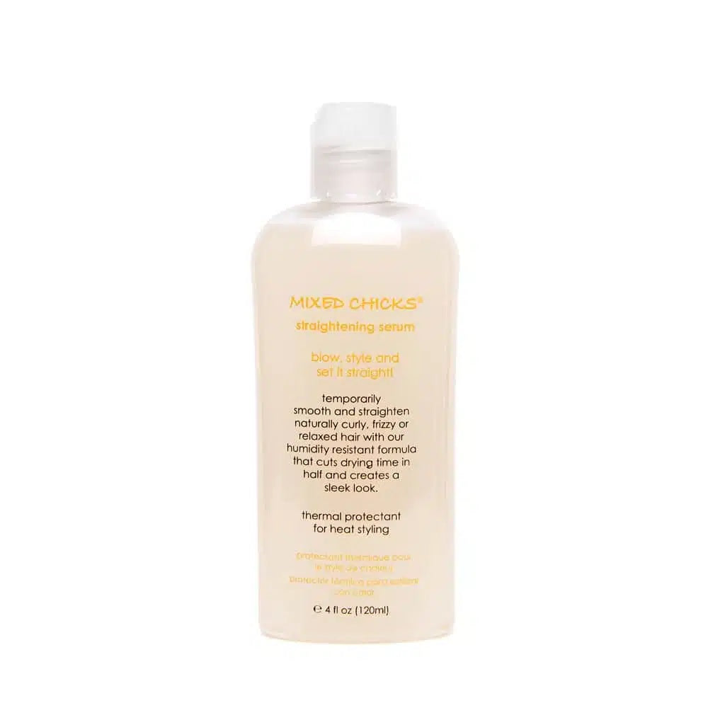 Mixed Chicks straightening serum for smoothing hair and providing thermal protection during styling