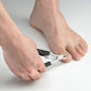 Seki Edge nail nipper in use for precise toenail care and grooming
