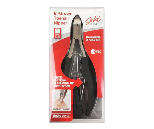 Seki Edge In-Grown Toenail Nipper for nail care with patented loop design and precision cutting