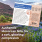 Natural Elephant Moroccan Nila soap bar, crafted with argan oil for a glowing complexion
