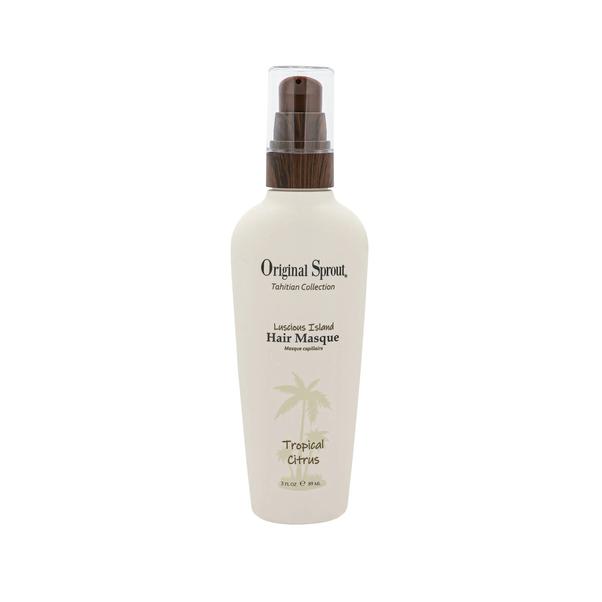 Original Sprout hair masque in a tropical citrus scent for nourishing and hydrating hair