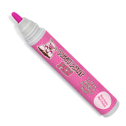 Piggy Paint pen polishes in pink for drawing designs on children's nails with a non-toxic formula