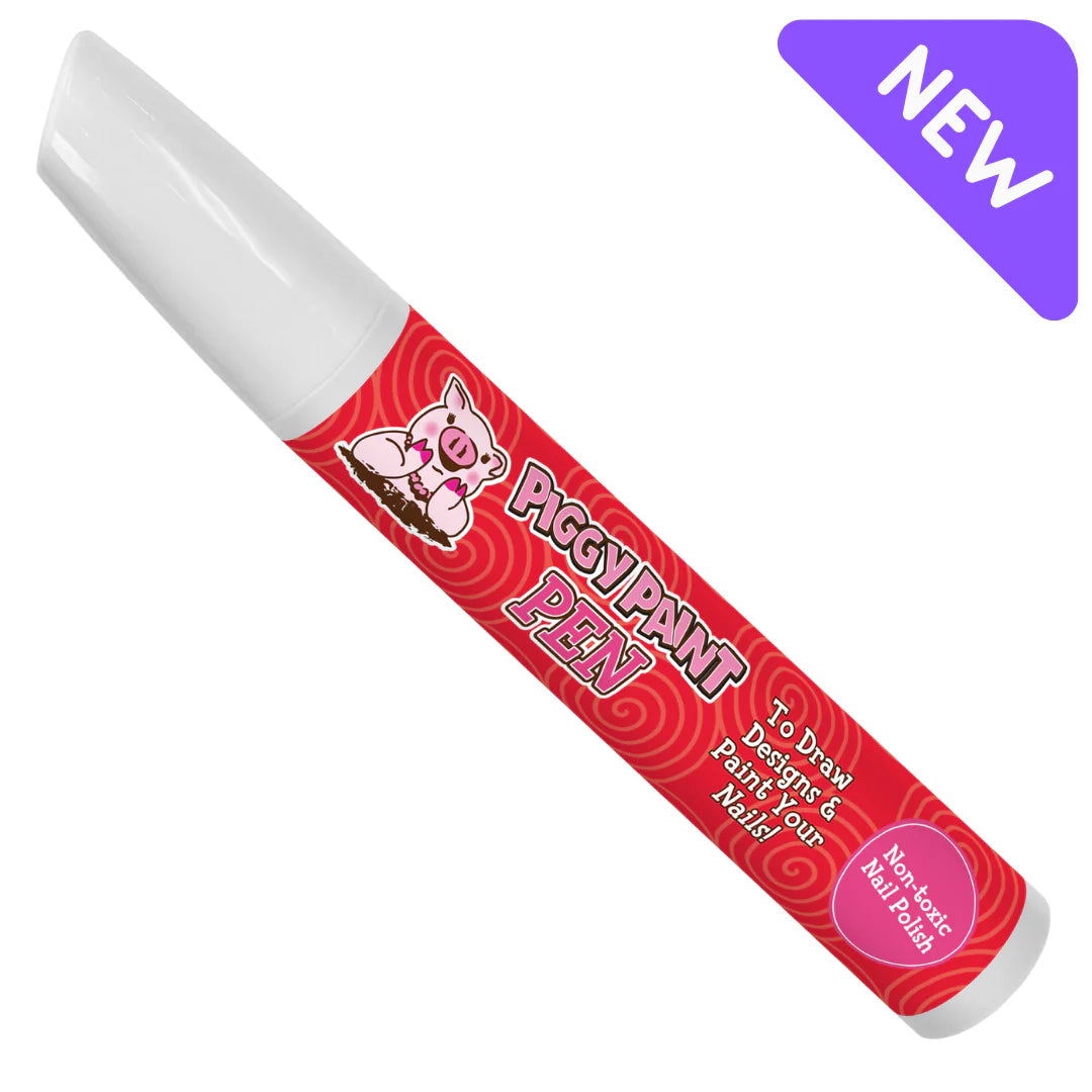 New Piggy Paint pen polishes for kids to draw designs and paint their nails safely