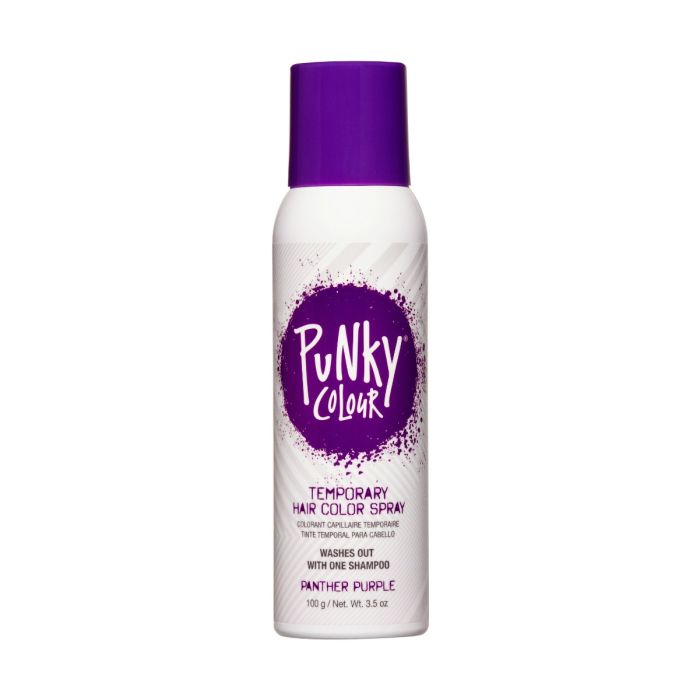 Punky Colour Temporary Hair Color Spray in Panther Purple for vibrant and fun hair styling