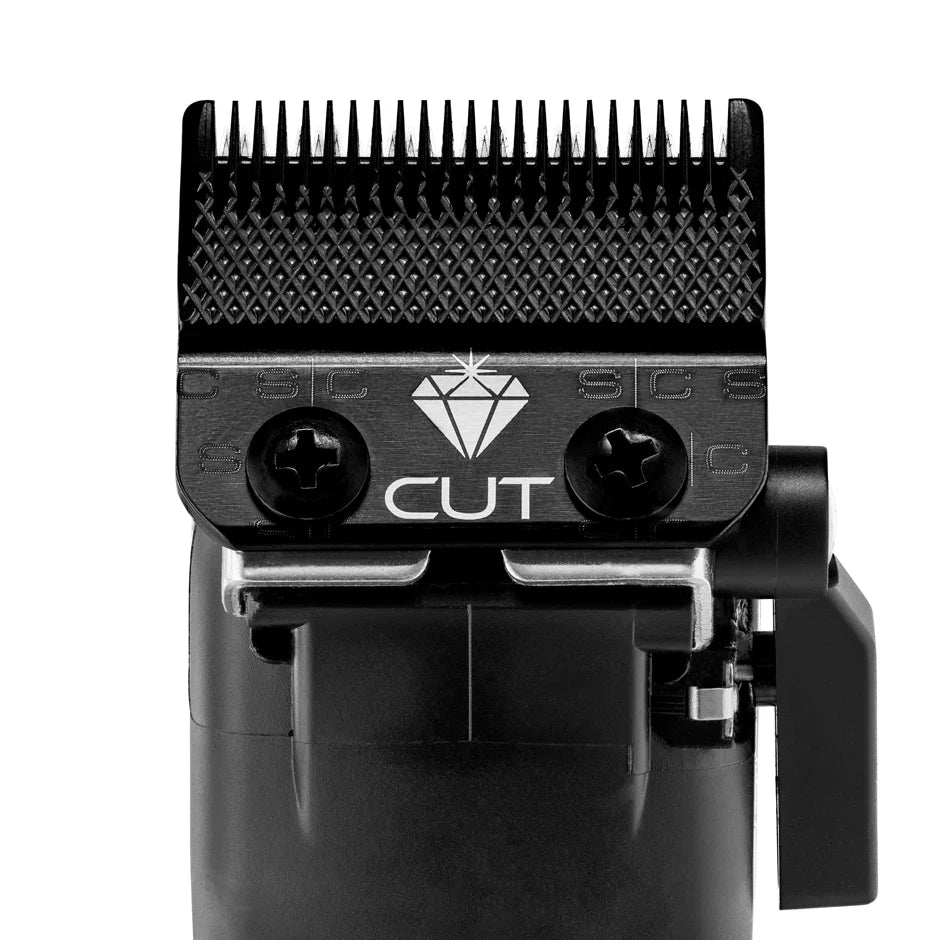Close-up of Johnny B hair clipper professional with precision cutting blade and ergonomic design