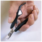 Seki Edge cuticle nipper held in hand for precise nail care and grooming