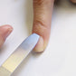 Seki Edge stainless steel nail file with cuticle pusher for precise nail grooming and care