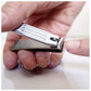 Close-up of Seki Edge SS-106 nail clipper with ergonomic grip for precise trimming, ideal for personal care. Seki Edge SS-106 buy online.