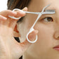 Seki Edge stainless steel eyebrow scissors being used for precise eyebrow grooming