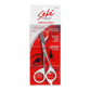 Seki Edge stainless steel eyebrow scissors with ergonomic handle for precise trimming and styling