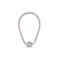 Teleties headband in silver with a stylish design for comfortable hair styling