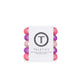 Teleties tiny hair ties in vibrant colors for strong grip and no-rip hold