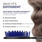 Unbrush detangling hair brush with DuoFlex bristles for reduced tangles and smooth hair styling
