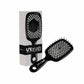 Unbrush detangling hair brush in sleek black design with packaging for easy untangling