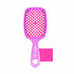 Unbrush detangling hair brush in pink glitter design for easy hair grooming and styling