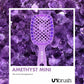 Unbrush Amethyst Mini Detangling Hair Brush for wet and dry use, perfect for smooth and tangle-free hair