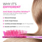 Unbrush mini detangling hair brush with anti-static DuoFlex bristles for gentle tangle release