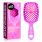 Unbrush mini detangling hair brush in pink glitter finish with durable design for easy hair styling