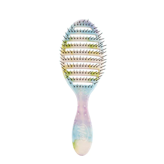 Wet Brush Colorwash Detangler Kit with a colorful handle and flexible bristles for easy hair detangling
