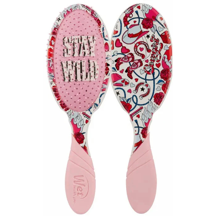 Wet Brush Stay Wild Detangler Hair Brush with colorful design and soft bristles for easy hair styling