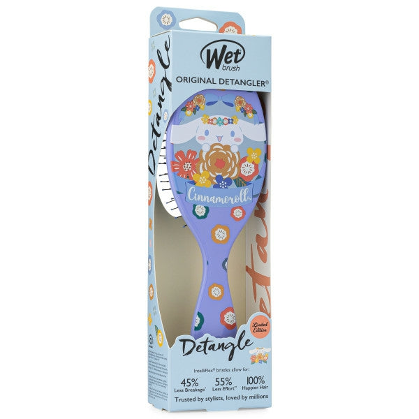 Wet Brush Hello Kitty detangler brush featuring colorful floral design for easy hair styling
