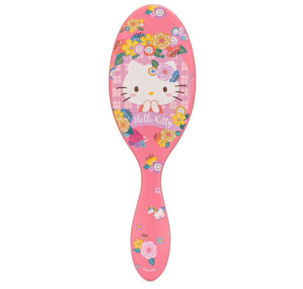 Wet Brush Hello Kitty detangler brush with floral design for gentle hair detangling
