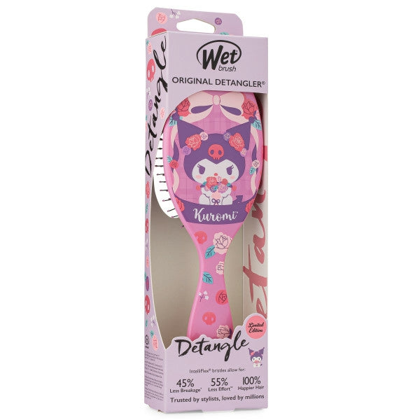 Wet Brush Hello Kitty detangler brush with colorful Kuromi design for easy hair detangling