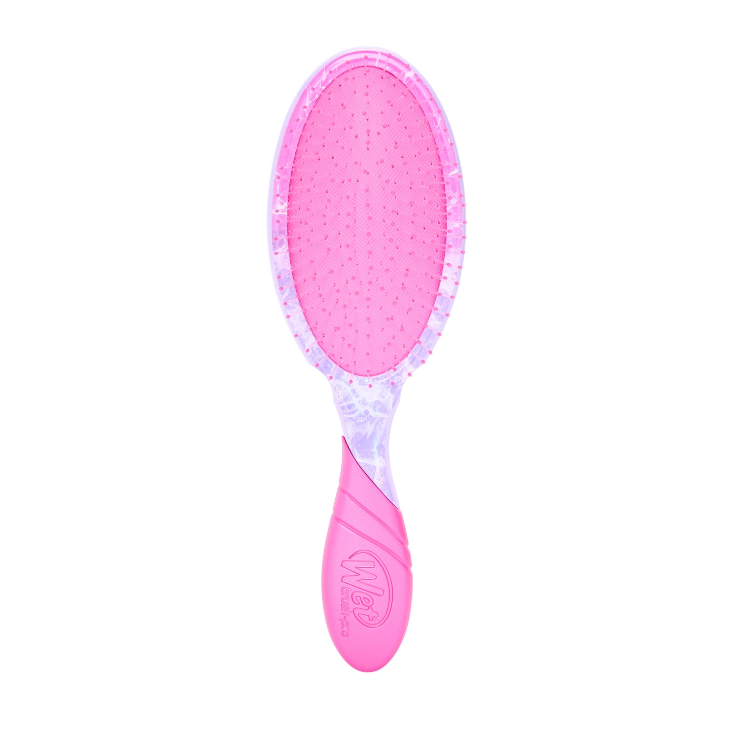 Wet Brush Neon Glow Pro Detangler Hairbrush in Pink for Effortless Tangle-Free Styling
