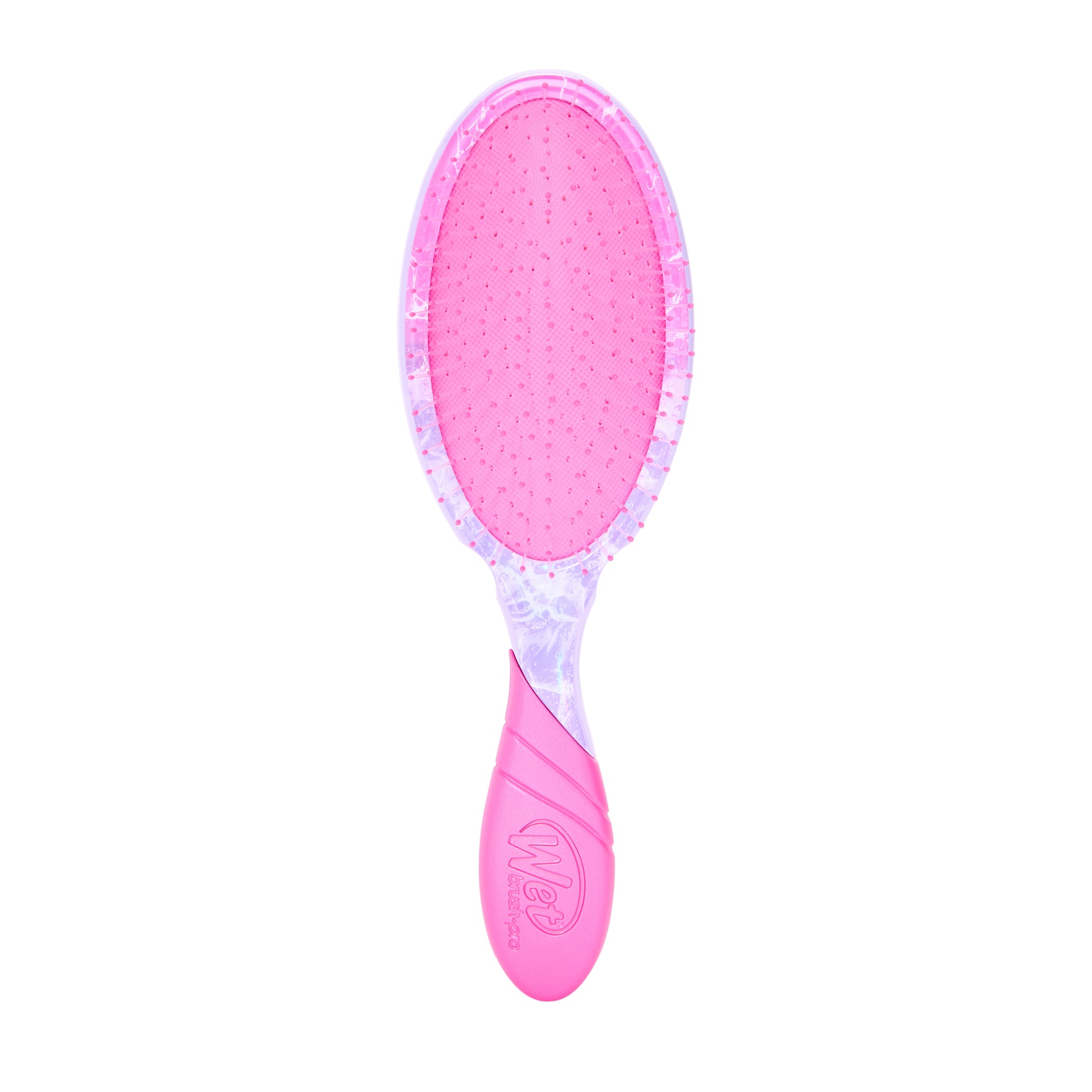 Wet Brush Neon Glow Pro Detangler Hairbrush in Pink for Effortless Tangle-Free Styling