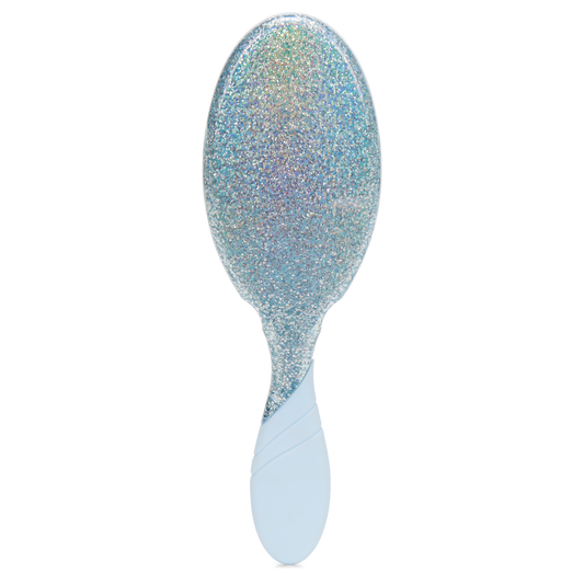 Wet Brush Pro Detangler with a shimmering glitter design for easy, pain-free detangling