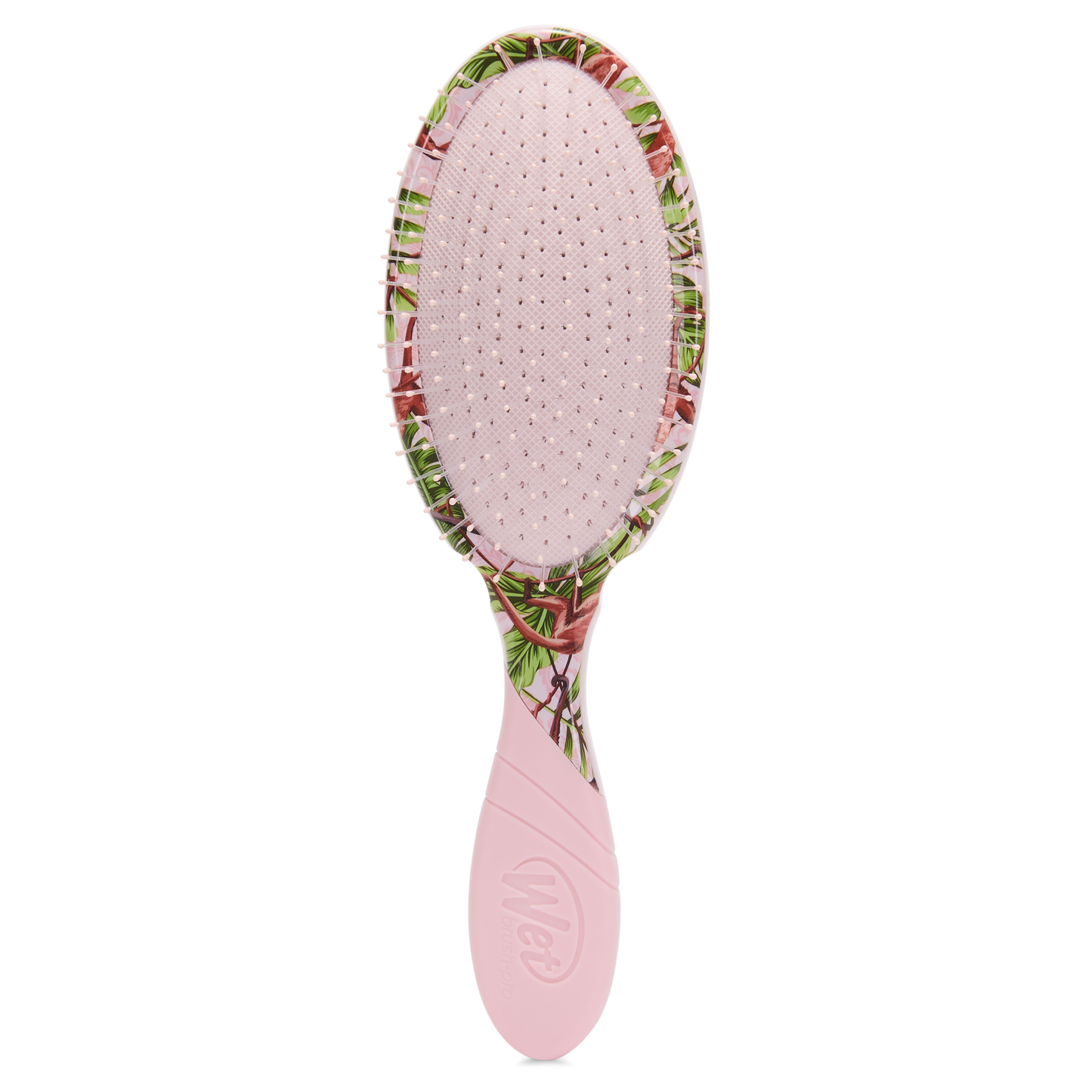 Wet Brush Pro Detangler with floral design for effortlessly detangling all hair types