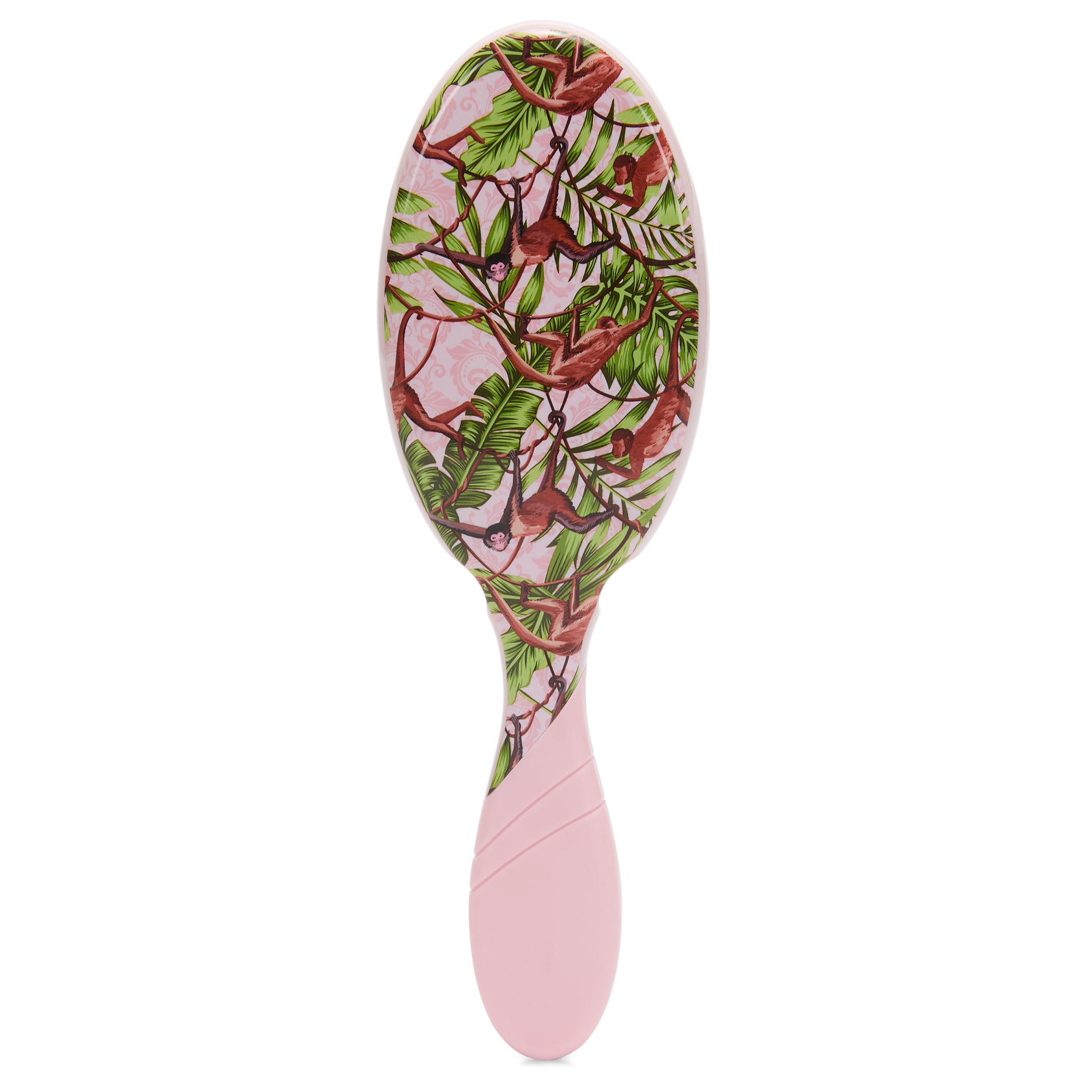 Wet Brush Pro Detangler with Tropical Leaf Design for Effortless Hair Detangling