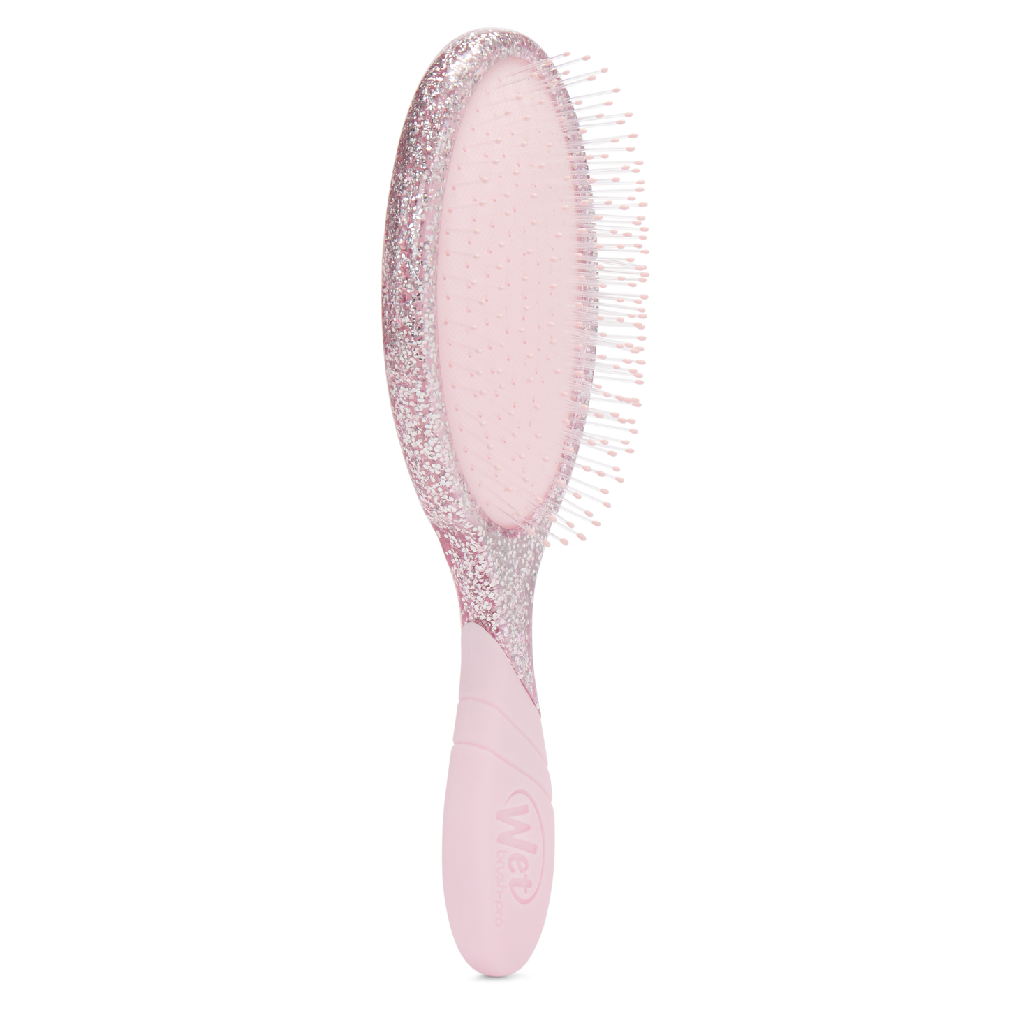 Wet Brush Pro Detangler in Pink with Glitter Finish for Effortless Hair Detangling