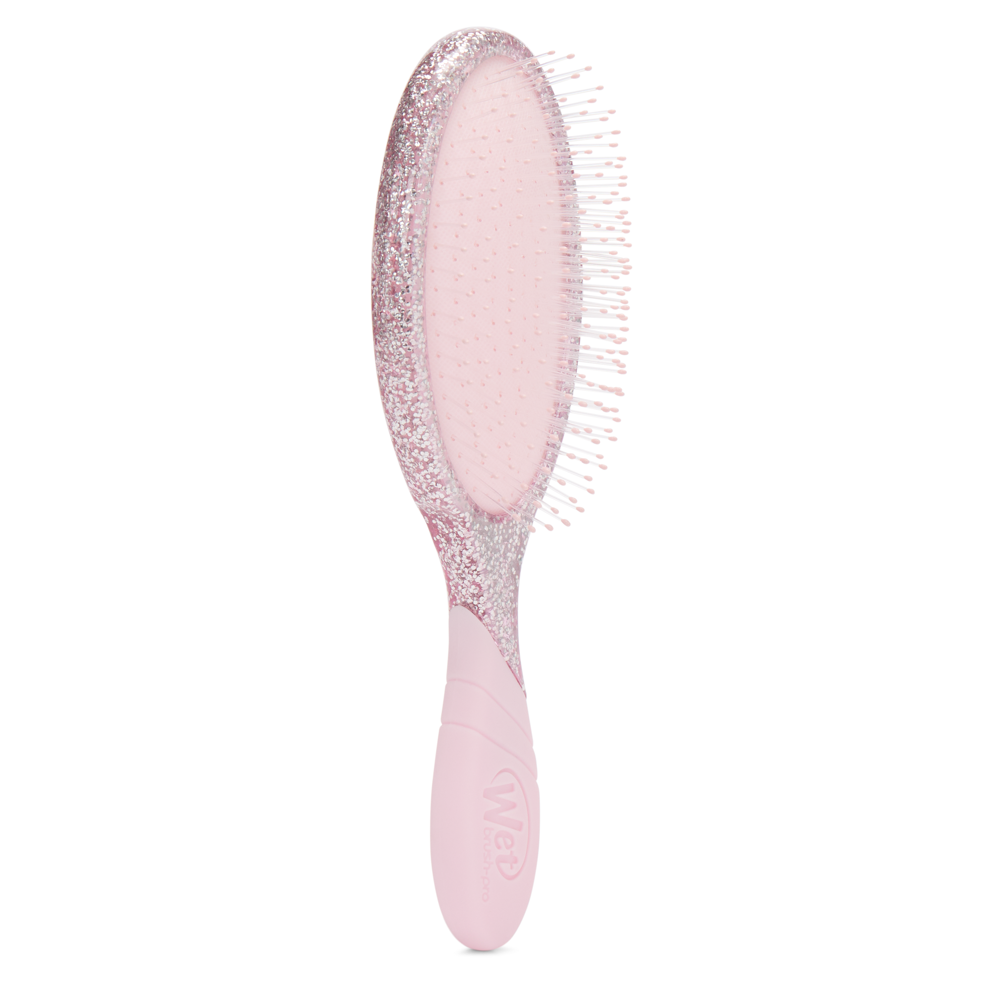 Wet Brush Pro Detangler in Pink with Glitter Finish for Effortless Hair Detangling