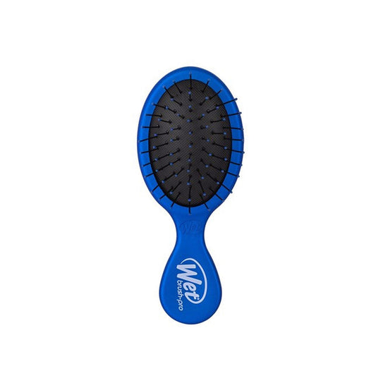 Wet Brush Pro Mini Detangler in blue for gentle detangling of all hair types