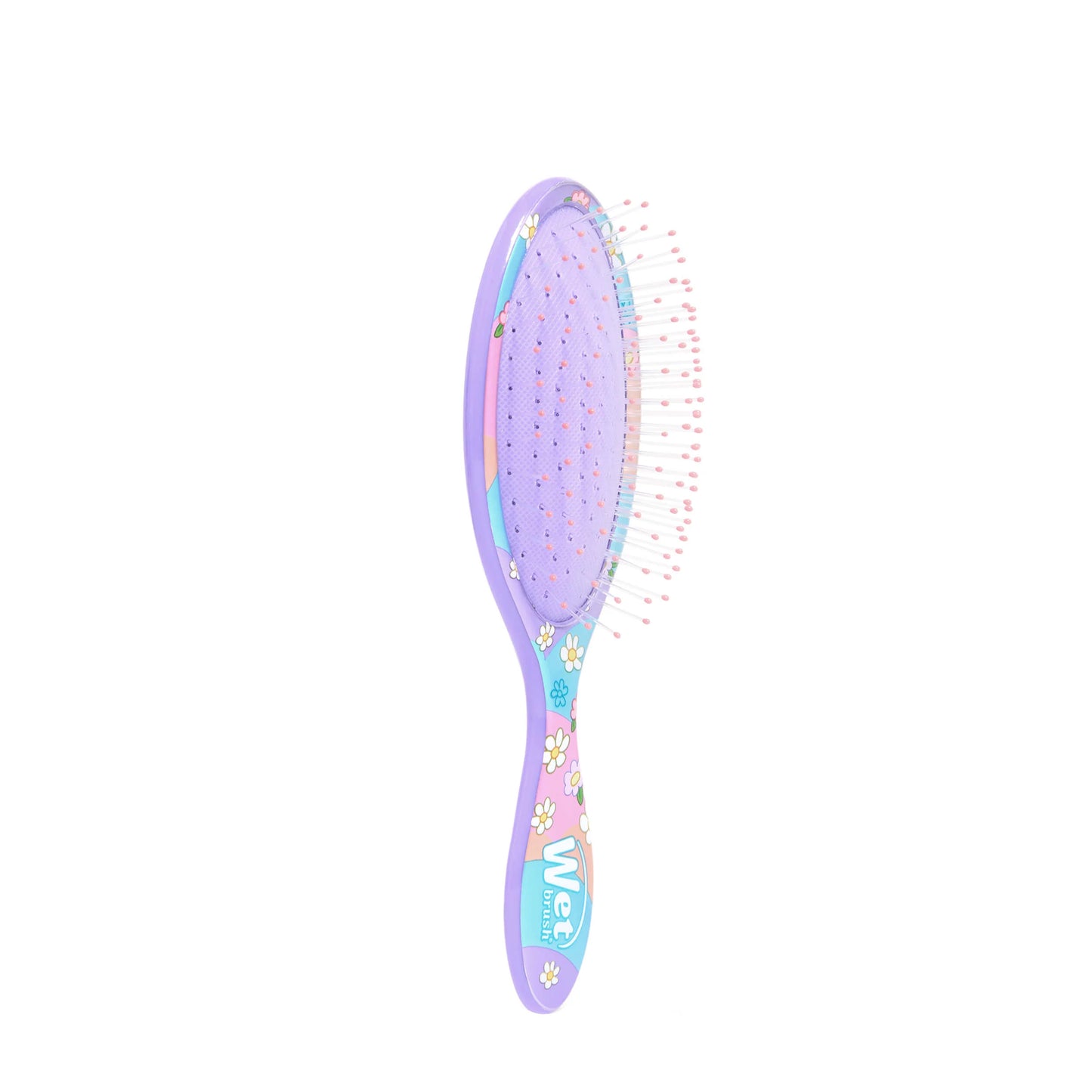 Wet Brush Detangler Hair Brush with Colorful Floral Design for Effortless Tangle Removal