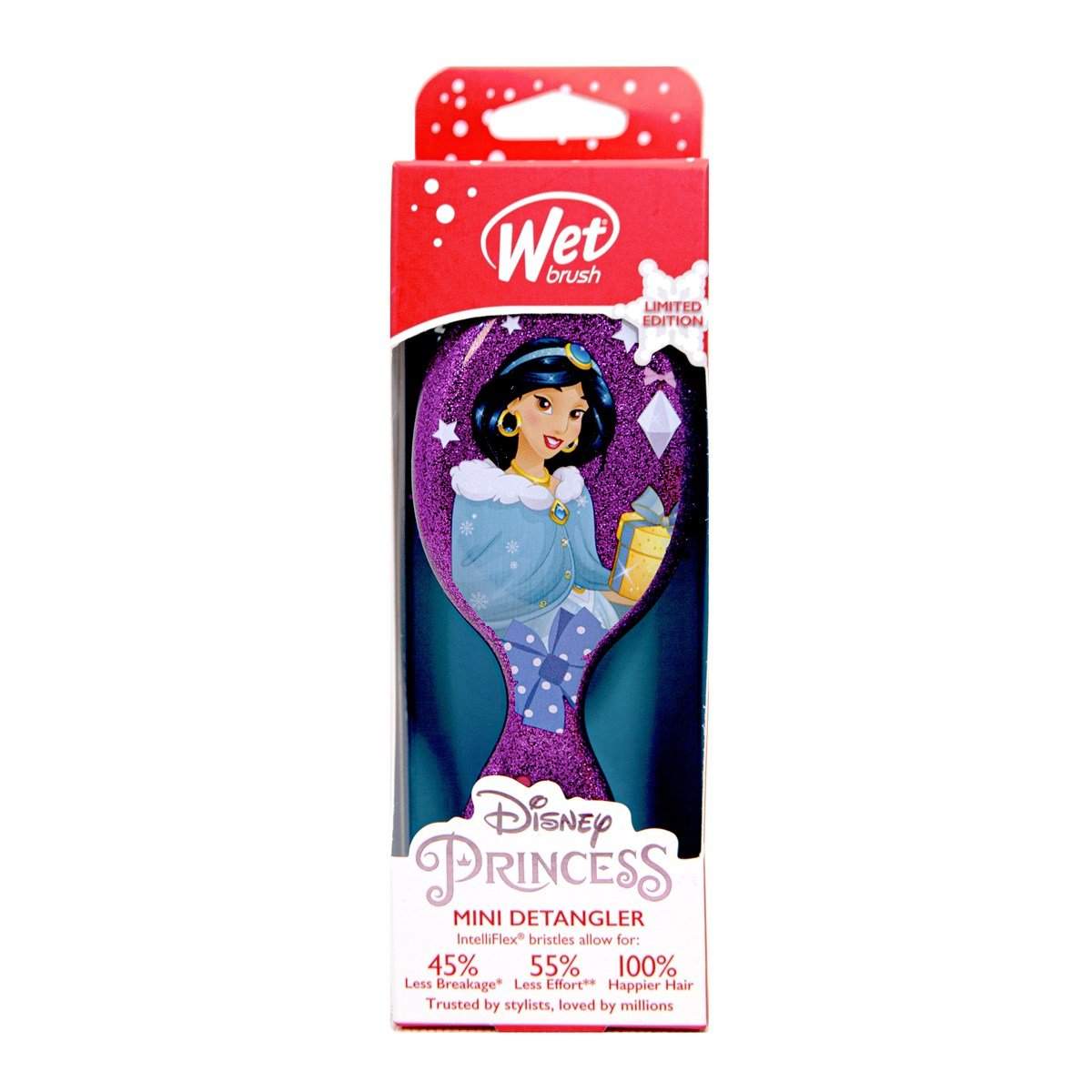 Wet Brush Pro Mini Detangler Disney Glitter Detangling Brush-Wet Brush-Brand_Wet Brush,Collection_Hair,Collection_Tools and Brushes,Tool_Brushes,Tool_Detangling Brush,Tool_Hair Tools,Tool_Kids Brushes,WET_Disney Detanglers,WET_Kid's Brushes and Products,WET_Mini Detanglers