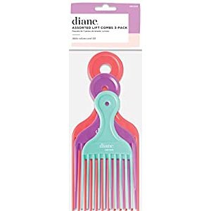 Diane Assorted Lift Combs- 3Pk