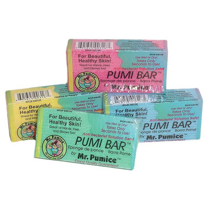 Mr. Pumice PUMI BAR Single Bar (Assorted Colors) for Feet-Mr Pumice-BB_Bath and Shower,Brand_Mr. Pumice,Collection_Bath and Body