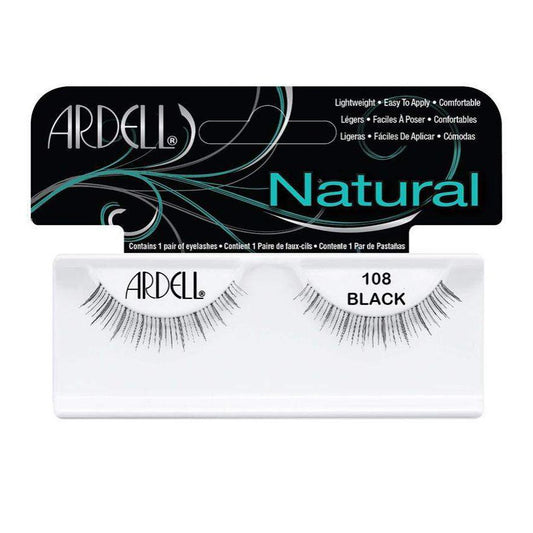 Ardell 108 Black 65088-Ardell-ARD_Natural,Brand_Ardell,Collection_Makeup,Makeup_Eye,Makeup_Faux Lashes