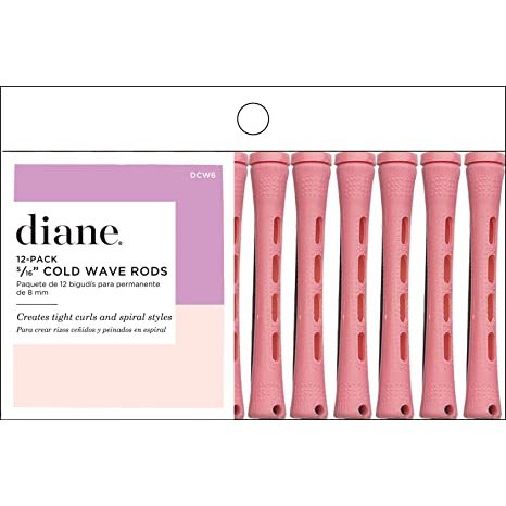 Diane Cold Wave Rods 5/16in. Pink 12Pk
