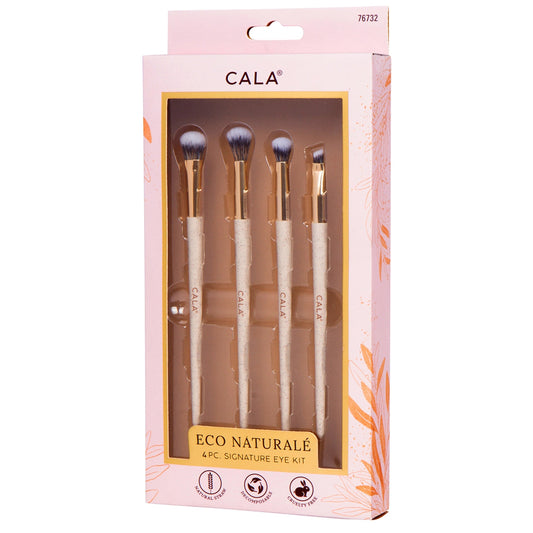 Cala Eco Naturalé Signature Eye Brush Set (4 Pcs)