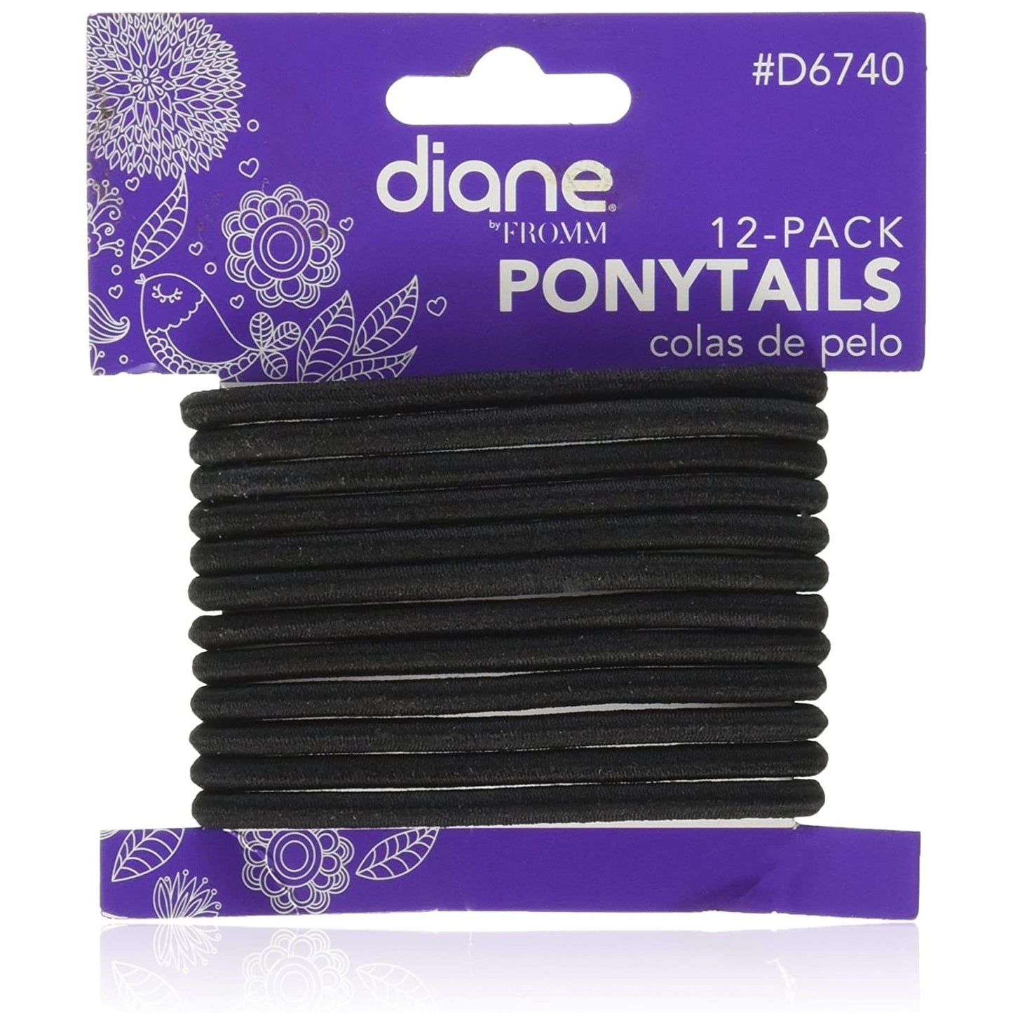 Diane Ponytail Holders- 12Pk